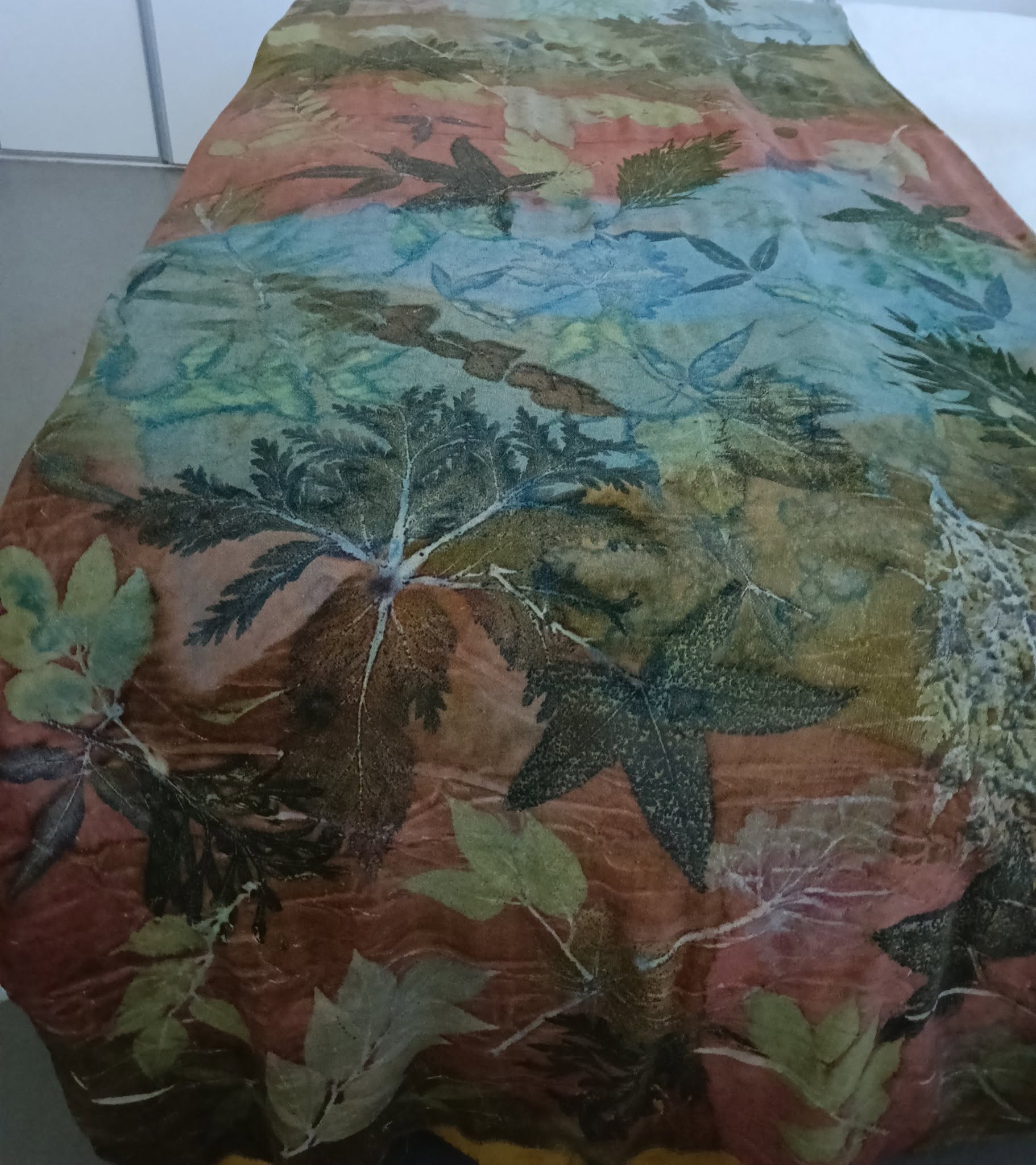 Beautiful Fickle Leaf Autumn Colour Fabric